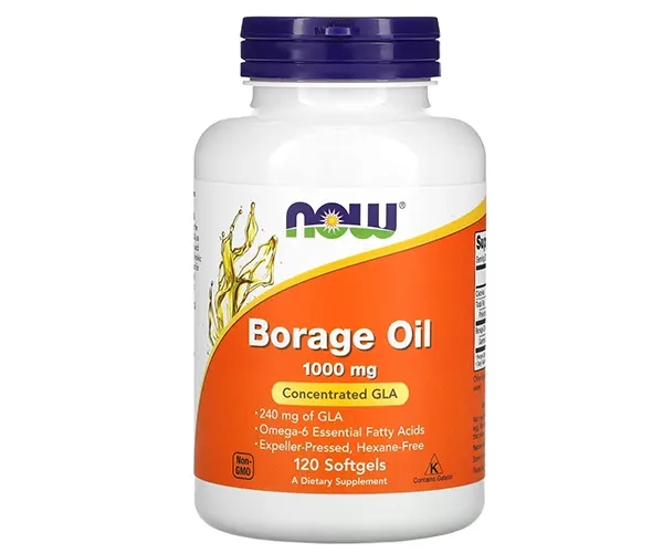 Масло огуречника NOW Foods (Borage Oil) 1000 мг 