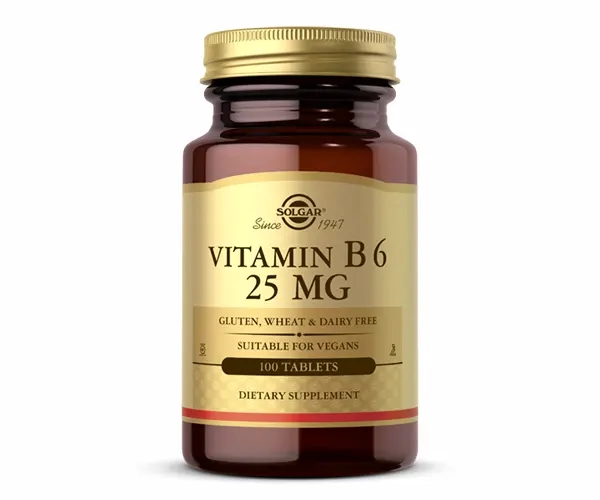 Витамин В6 Solgar (Vitamin B6) 25 мг 100 таблеток