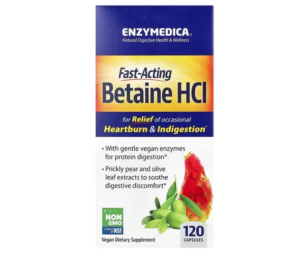 Бетаїн Enzymedica Betaine HCl