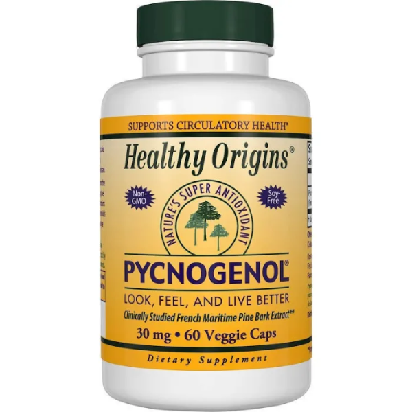 Пікногенол Healthy Origins  (Pycnogenol) 30 мг 60 капсул
