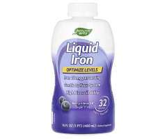 Рідке залізо Nature's Way (Liquid Iron) 18 мг 480 мл з ягідним смаком