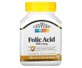Фолиевая кислота 21st Century (Folic Acid) 800 мкг 180 таблеток