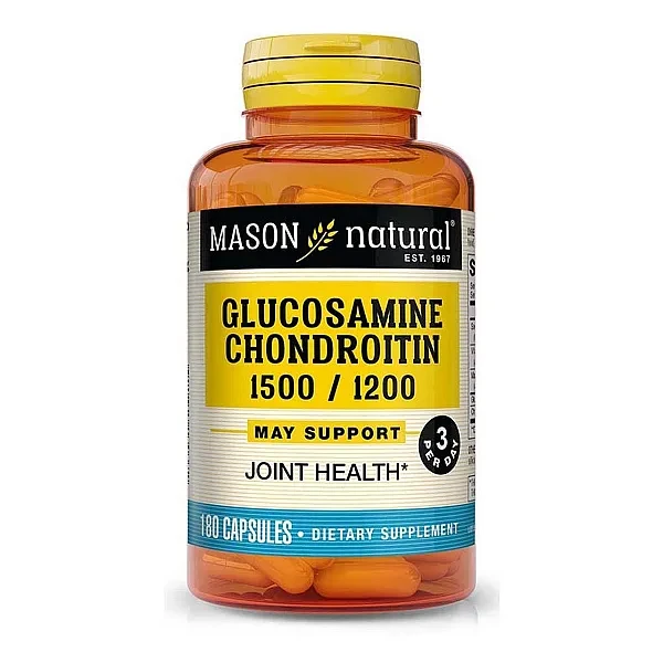 Глюкозамін Хондроїтин Mason Natural  (Glucosamine Chondroitin) 1500 мг/1200 мг 