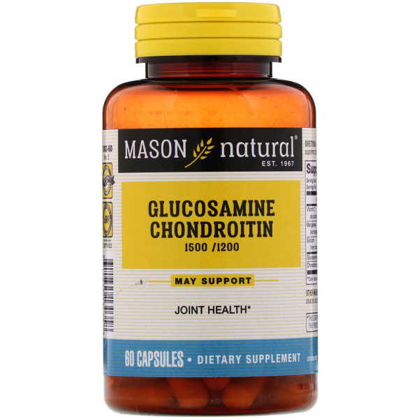 Глюкозамін Хондроїтин Mason Natural  (Glucosamine Chondroitin) 1500 мг/1200 мг 