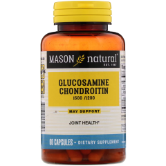 Глюкозамін Хондроїтин Mason Natural  (Glucosamine Chondroitin) 1500 мг/1200 мг 