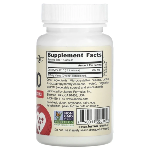 Коензим CoQ10 Jarrow Formulas (CoQ10) 200 мг 60 капсул