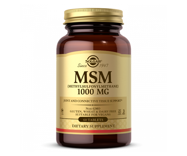 Метилсульфонилметан Solgar (MSM) 1000 мг 