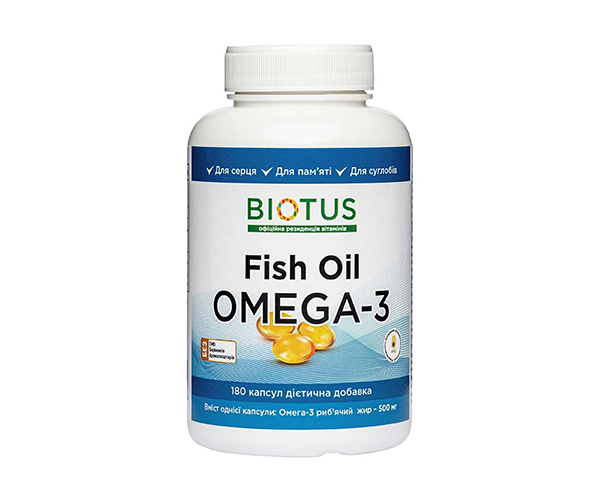 Омега-3 риб'ячий жир Biotus (Omega-3 Fish Oil) 