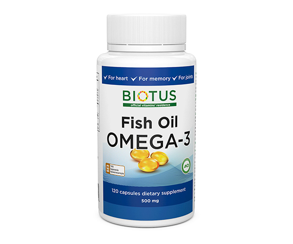 Омега-3 риб'ячий жир Biotus (Omega-3 Fish Oil) 