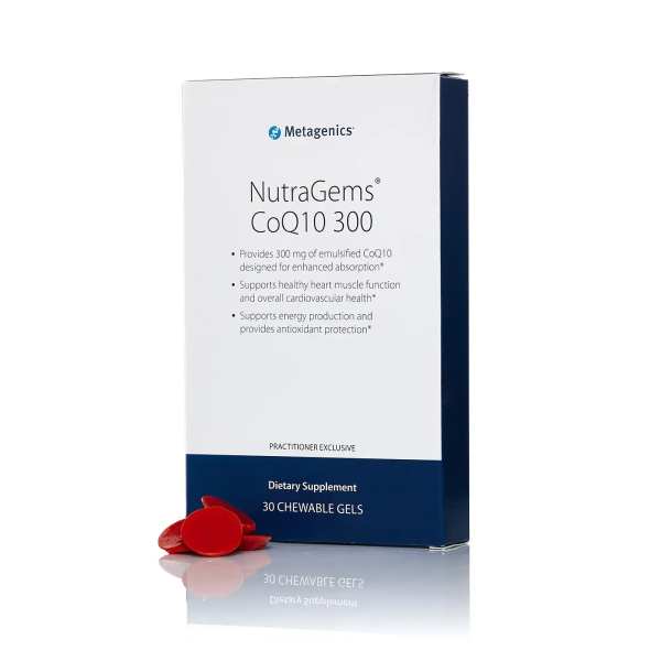 НутраДжемс Коэнзим Кю10 300 Metagenics (NutraGems CoQ10 300) 30 жевательных таблеток