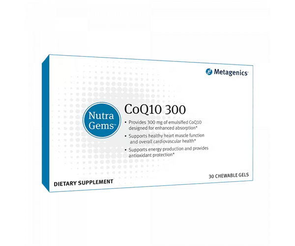 НутраДжемс Коэнзим Кю10 300 Metagenics (NutraGems CoQ10 300) 30 жевательных таблеток