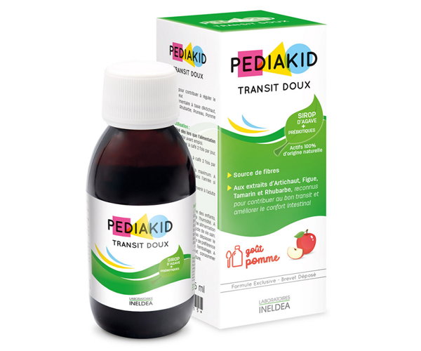 Сироп от запоров и для улучшения моторики кишечника Pediakid (Transit Doux) 125 мл с яблочным вкусом