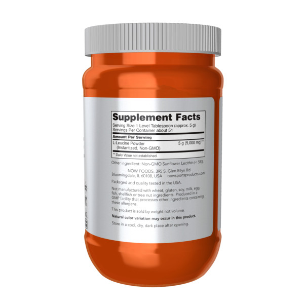 Порошок L-лейцина Now Foods (L-Leucine Powder) 255 г