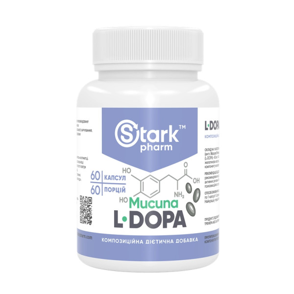 Мукуна жгучая Stark Pharm (L-Dopa Mucuna) 400 мг 60 капсул
