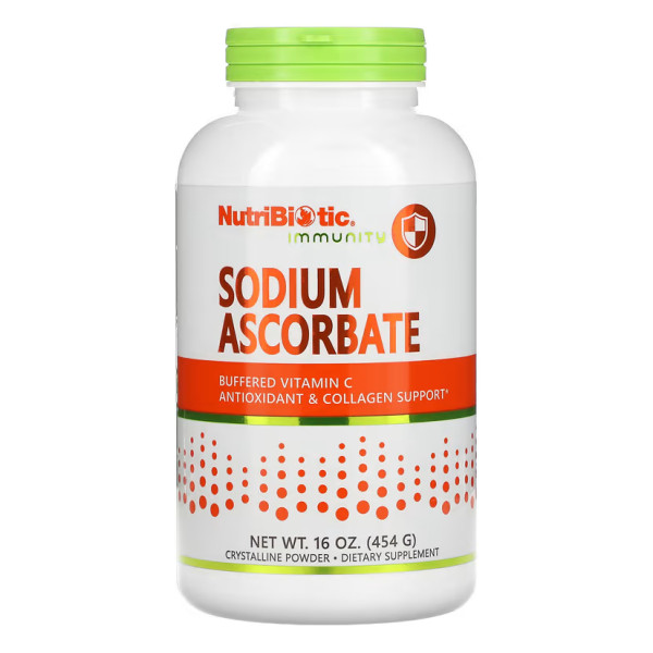 Аскорбат натрія NutriBiotic  (Immunity Sodium Ascorbate Crystalline Powder) 