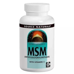 МСМ із Вітаміном C Source Naturals (MSM) 1000 мг 60 таблеток