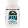 МСМ із Вітаміном C Source Naturals (MSM) 1000 мг 60 таблеток