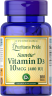 Вітамін D3 Puritan's Pride  (Vitamin D3) 400 МО 