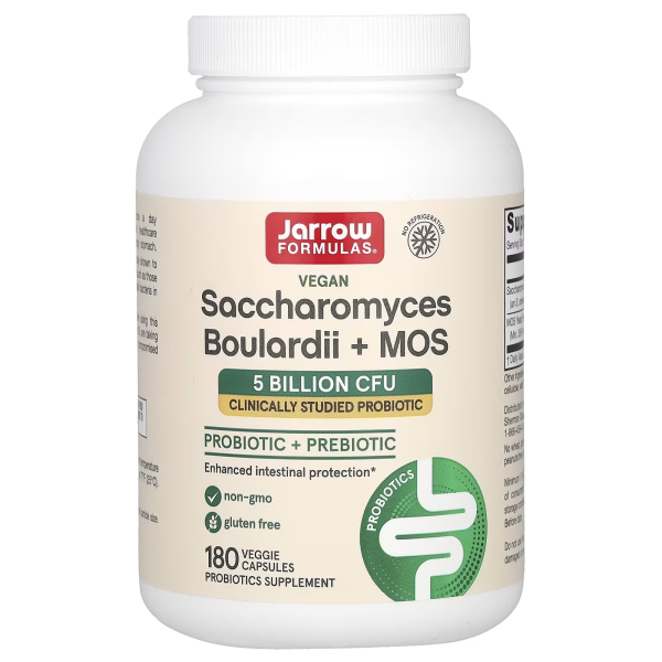 Пробіотик Jarrow Formulas  (Saccharomyces Boulardii + MOS) 5 млрд КУО 