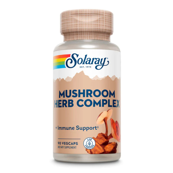 Комплекс грибів та трав Solaray (Mushroom Herb Complete) 90 капсул