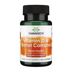 Комплекс вітаміну D та бору Swanson (Vitamin D Boron Complex) 60 капсул
