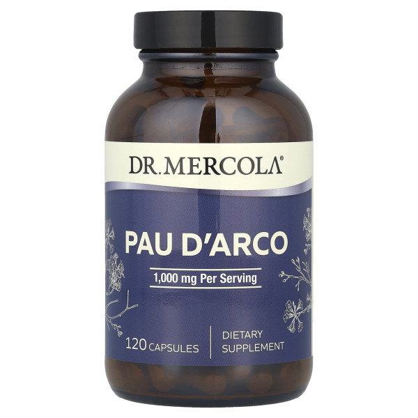 Пау Дарко Dr. Mercola  (Pau D'Arco) 1000 мг 120 капсул