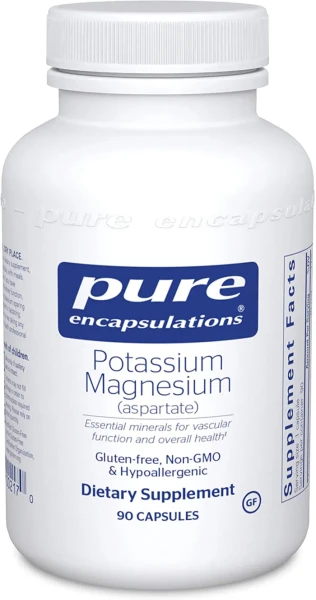 Калій Магній Pure Encapsulations (Potassium Magnesium aspartate) 90 капсул