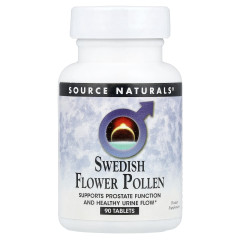 Поддержка функции простаты Source Naturals (Swedish Flower Pollen) 90 таблеток