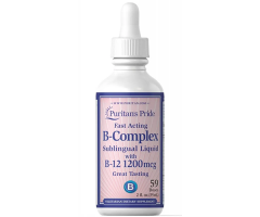Комплекс вітамінів В з вітаміном B-12 Puritan's Pride (B-Complex with Vitamin B-12) 59 мл