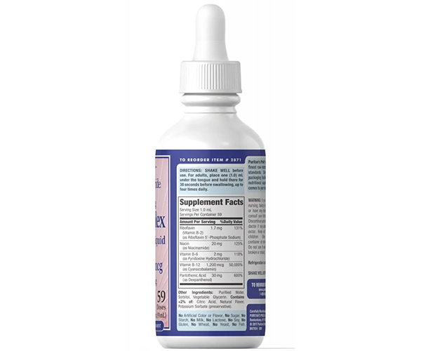 Комплекс витаминов В с витамином B-12 Puritan's Pride (B-Complex with Vitamin B-12) 59 мл