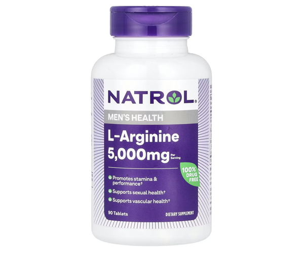 Аргинин Natrol (L-Arginine) 5000 мг 90 таблеток