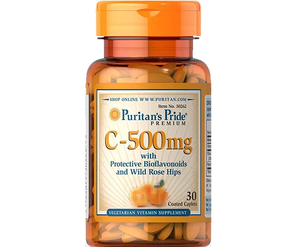 Витамин C с биофлавоноидами и шиповником Puritan's Pride (Vitamin C with bioflavonoids&rose hips) 500 мг 