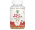 Підтримка функцій мозку для дітей Nature's Way (Kids Brain Builder) 60 жувальних цукерок зі смаком лимонаду