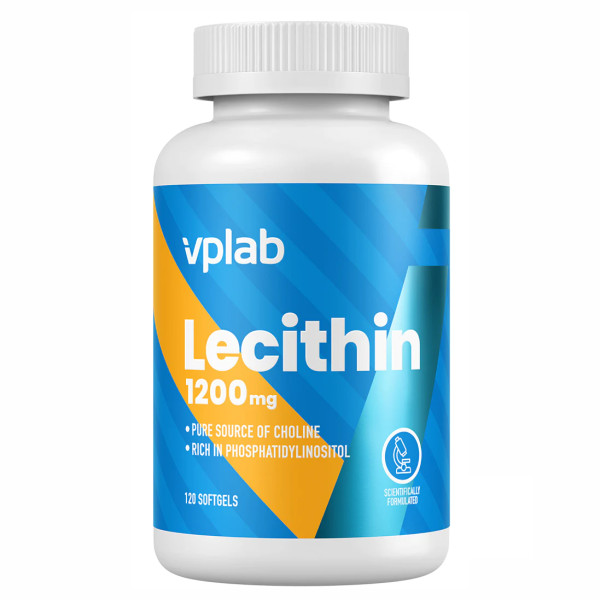 Лецитин VPLab (Lecithin) 1200 мг 120 мягких капсул