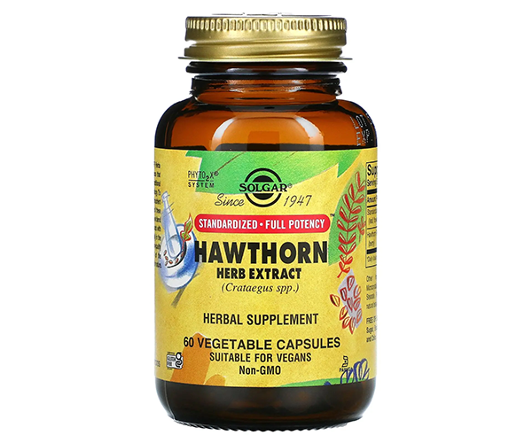 Екстракт глоду Solgar (Hawthorne Herb Extract) 400 мг 60 капсул