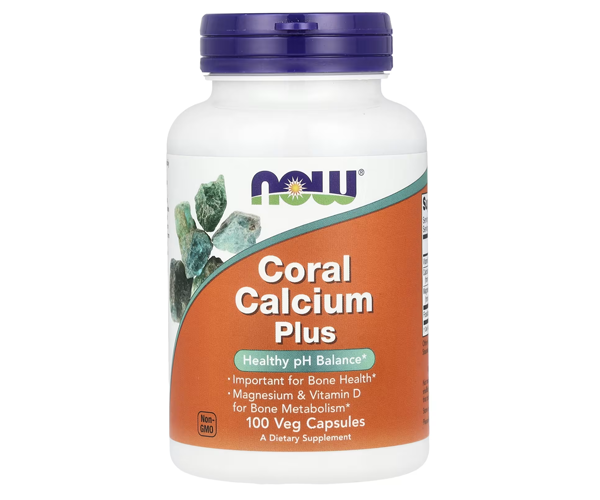 Кораловий кальцій NOW Foods  (Coral Calcium) 1430мг