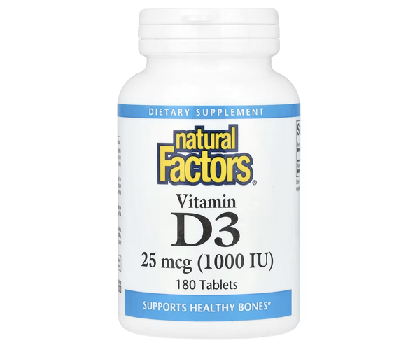Вітамін Д3 Natural Factors (Vitamin D3) 1000 ME