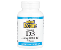 Витамин Д3 Natural Factors (Vitamin D3) 1000 ME 