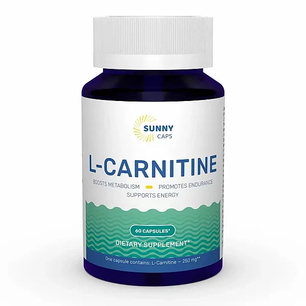 Карнітин Sunny Caps (L-Carnitine Powerful) 250 мг 60 капсул