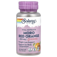 Красный апельсин Моро Solaray, Vital Extracts 400 мг 30 капсул