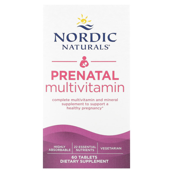Пренатальні мультивітаміни Nordic Naturals 60 таблеток