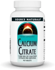 Кальцій цитрат Source Naturals (Calcium citrate) 90 таблеток