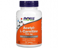 Ацетил-Л-карнитин NOW Foods (Acetyl-L-Carnitine) 750 мг 90 таблеток