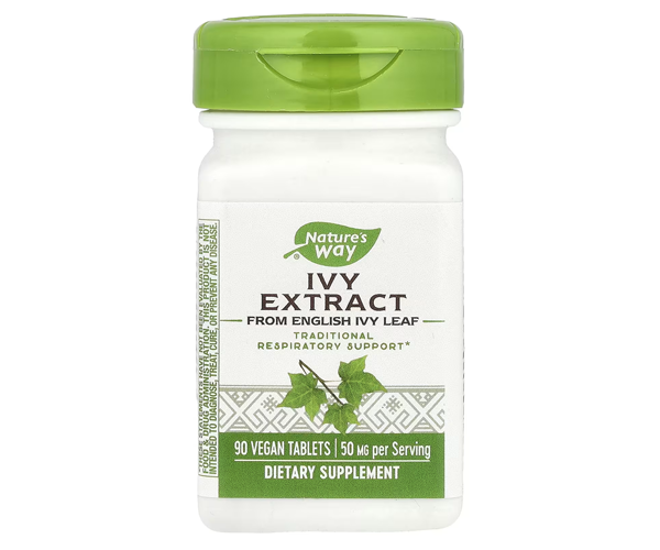 Экстракт плюща Nature's Way (Ivy extract) 50 мг 90 таблеток