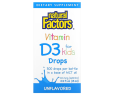 Витамин D3 Natural Factors (Vitamin D3) 400 ME жидкость 15 мл
