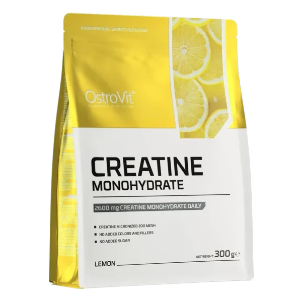 Креатин моногідрат Ostrovit (Creatine monohydrate) 300 г зі смаком лимону