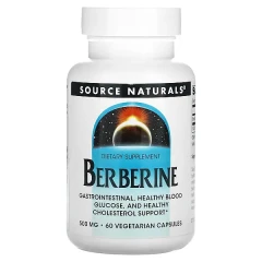 Берберин Source Naturals (Berberine) 500 мг 60 капсул