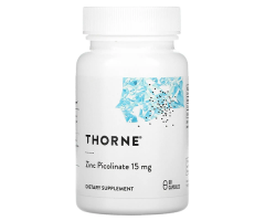 Піколінат цинку Thorne Research (Zinc Picolinate) 15 мг 60 капсул