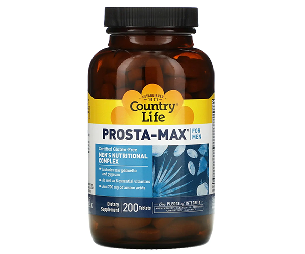 Комплекс для здоровья простаты Country Life (Prosta Max For Men) 