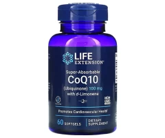 Високозасвоюваний коензим Q10 Life Extension (Super Absorbable CoQ10) 100 мг 60 капсул